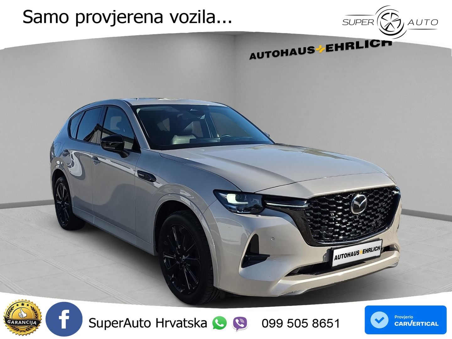 Mazda CX-60 2.5 e-Skyactiv (328 KS) AWD Automatic LED+GR SJED+ACC
