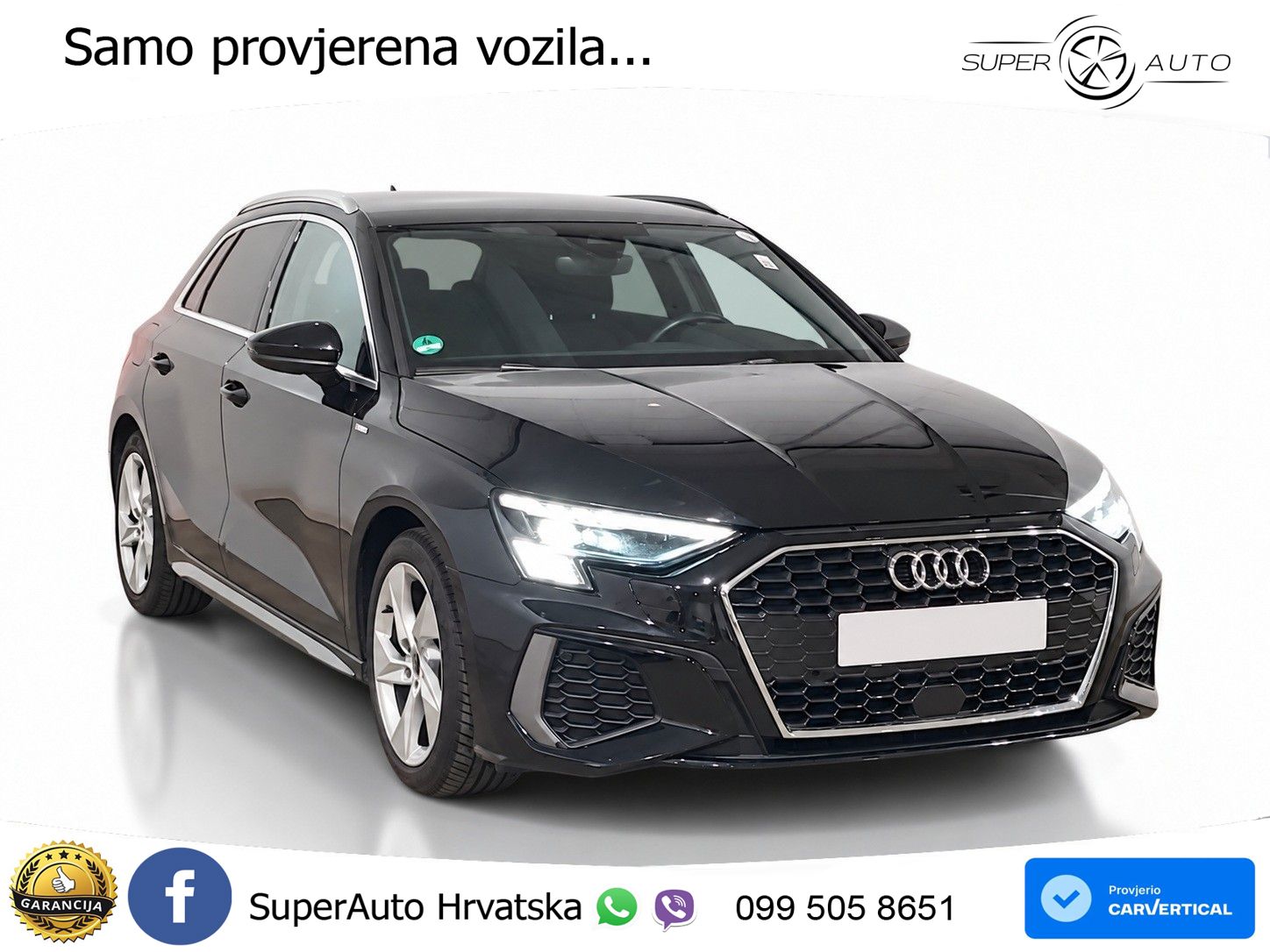 Audi A3 35 TDI (150 KS) S tronic S line LED+GR SJED+ACC