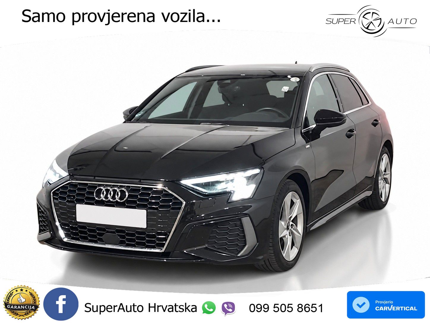Audi A3 35 TDI (150 KS) S tronic S line LED+GR SJED+ACC
