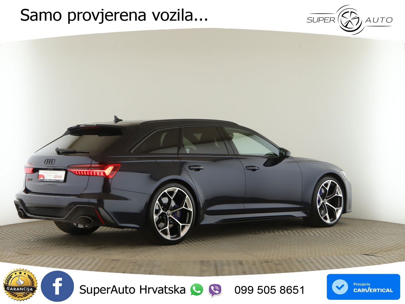 Audi RS6 Avant 4.0 TFSI V8 performance (630 KS)  quattro tiptronic Kuka MATRIX+GR SJED+KAM