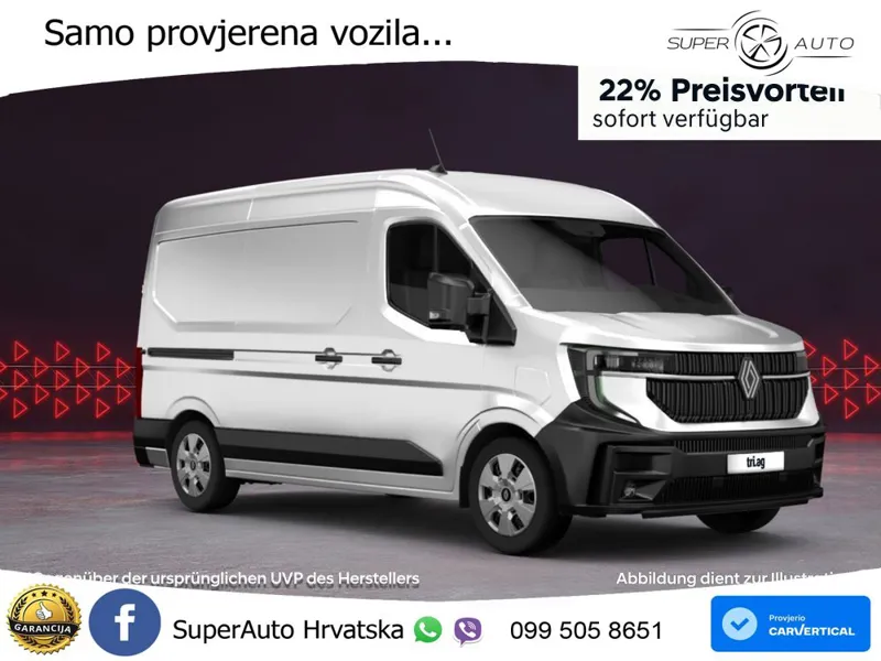 Renault Master KASTENWAGEN FWD Kasten extra L2H2 3,5t Bl 150 KS