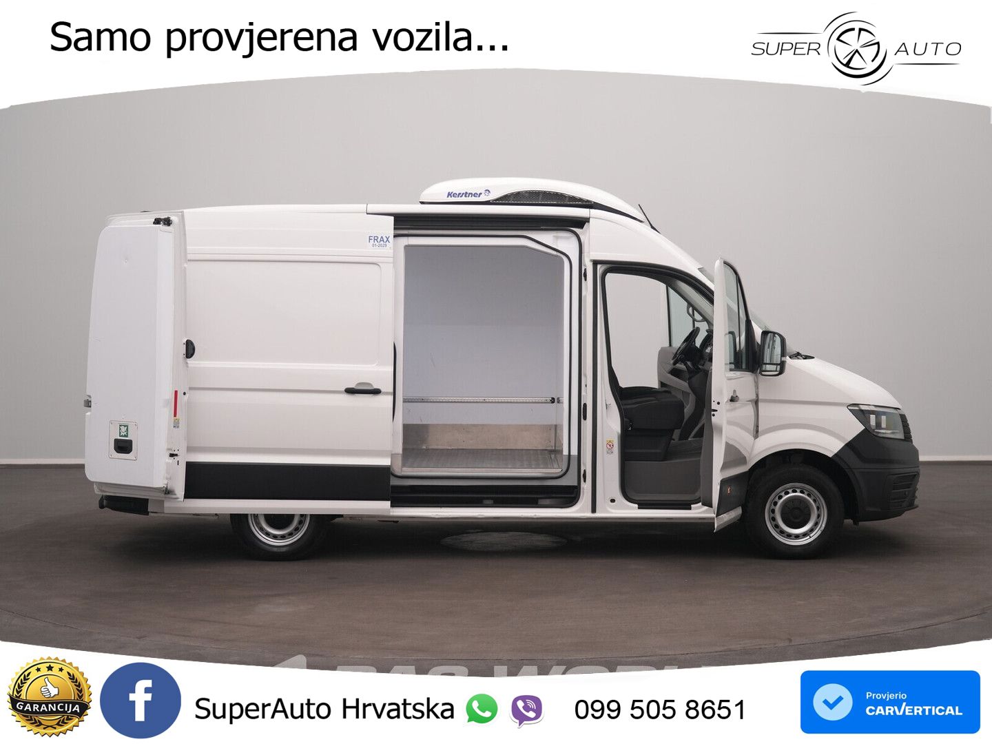 Volkswagen Crafter 140pk Koelwagen Kerstner Cooljet L3H3 AC 140 KS