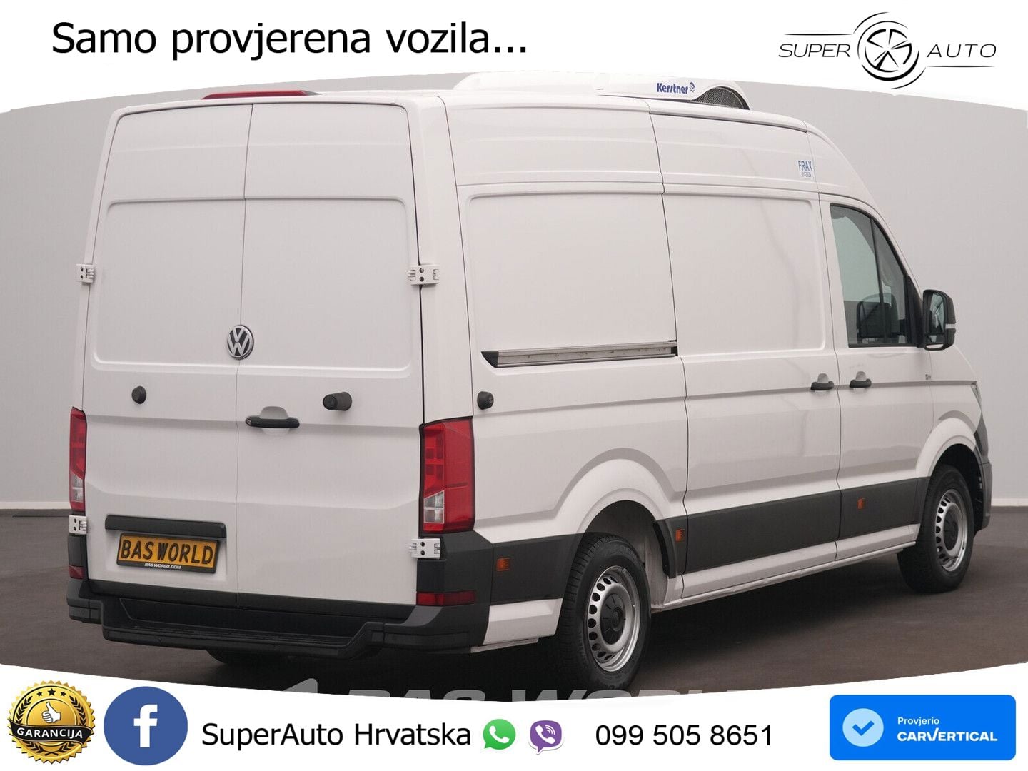 Volkswagen Crafter 140pk Koelwagen Kerstner Cooljet L3H3 AC 140 KS