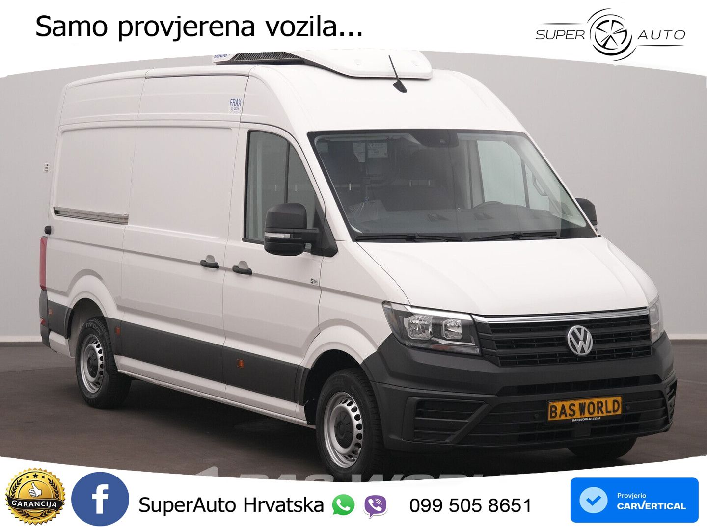 Volkswagen Crafter 140pk Koelwagen Kerstner Cooljet L3H3 AC 140 KS