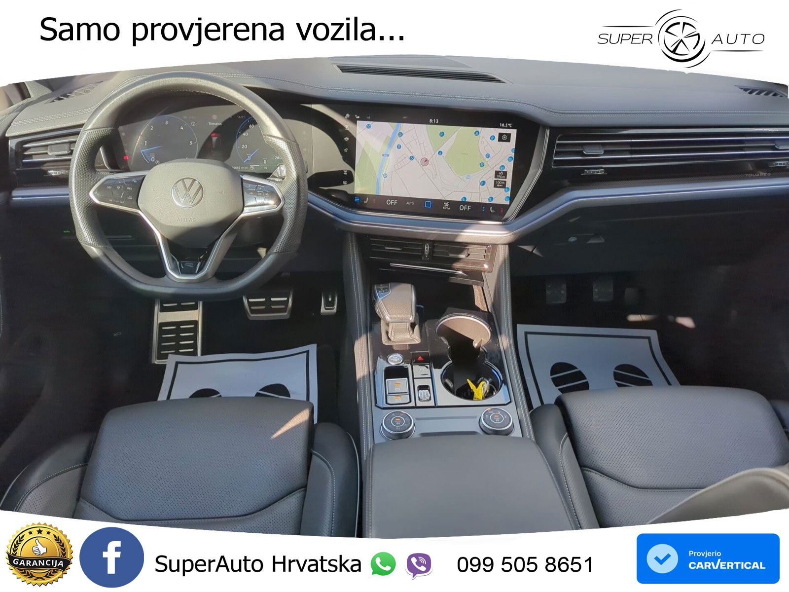 Volkswagen Touareg 3.0 V6 TDI (286 KS) 4MOTION Tiptronic ZRAČNI+ACC+GR SJED+KAM+PANO