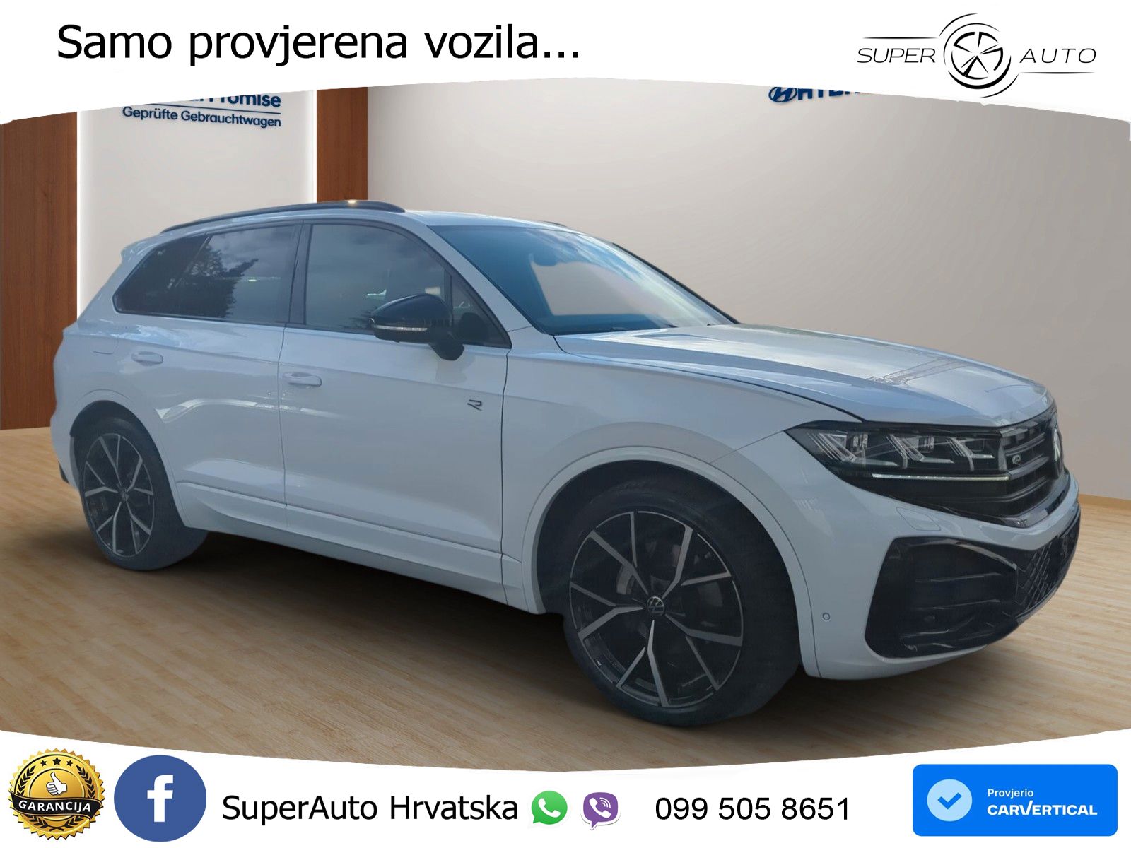 Volkswagen Touareg 3.0 V6 TDI (286 KS) 4MOTION Tiptronic ZRAČNI+ACC+GR SJED+KAM+PANO