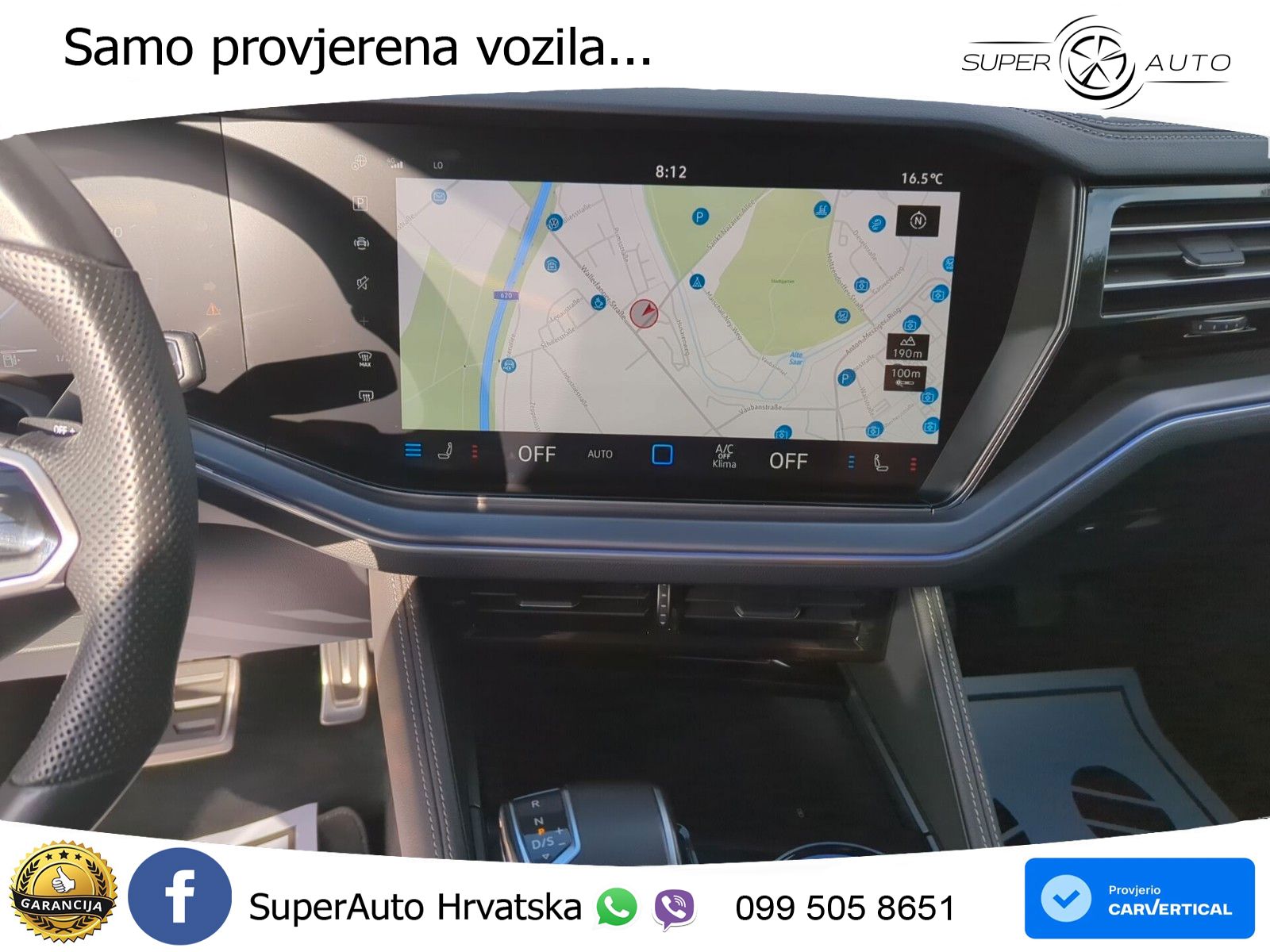 Volkswagen Touareg 3.0 V6 TDI (286 KS) 4MOTION Tiptronic ZRAČNI+ACC+GR SJED+KAM+PANO