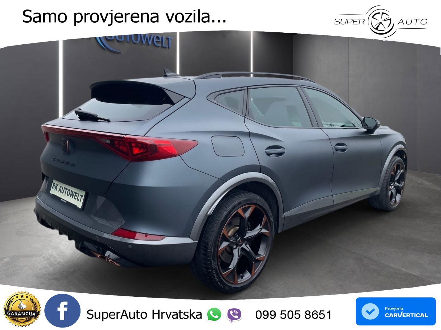 Cupra Formentor 1.4 TSI (245 KS) e-Hybrid DSG VZ LED+GR SJED+ACC