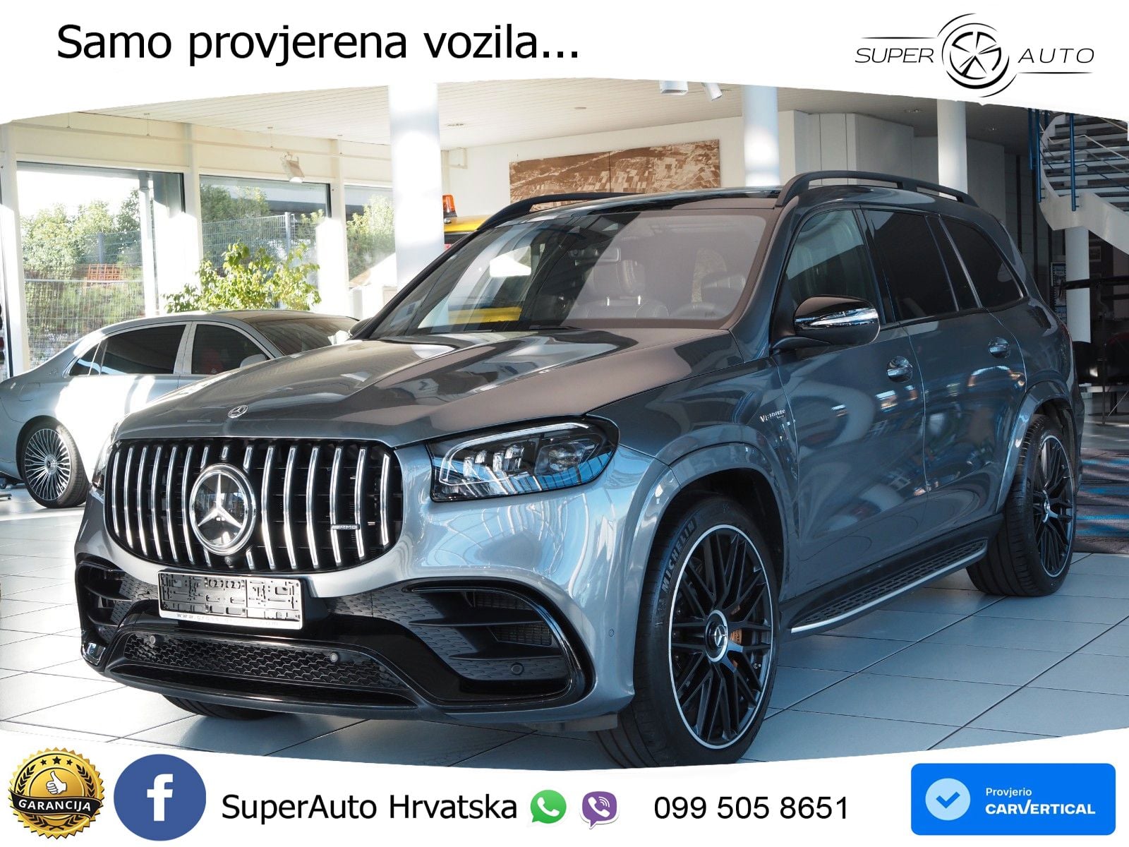 Mercedes-Benz GLS AMG GLS 63 V8 EQ Boost 4MATIC+ TCT ACC+HEAD+4xGR SJED+360+PANO