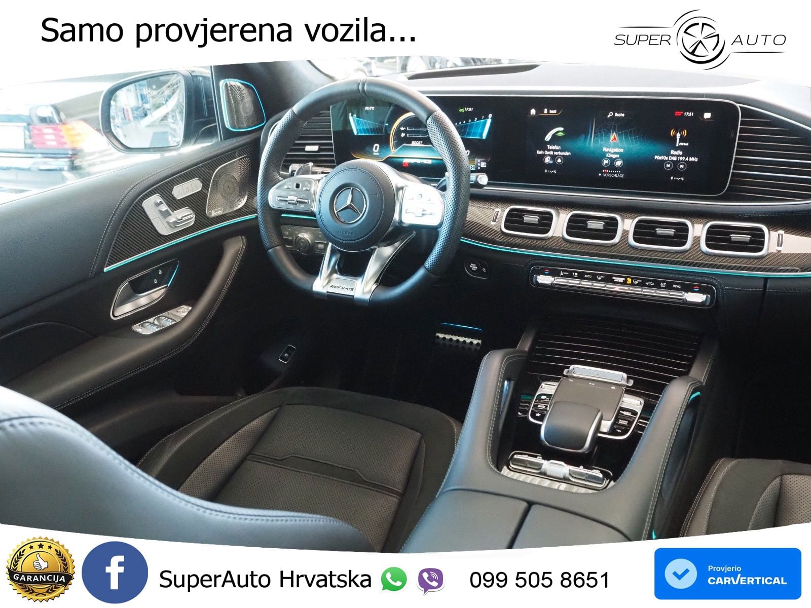 Mercedes-Benz GLS AMG GLS 63 V8 EQ Boost 4MATIC+ TCT ACC+HEAD+4xGR SJED+360+PANO
