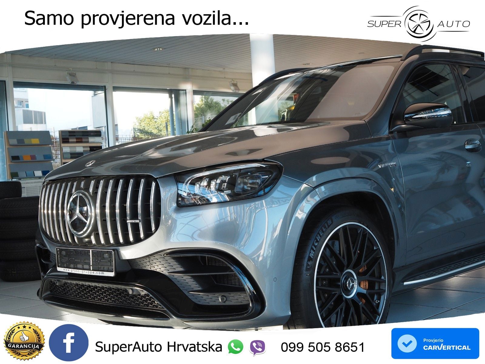 Mercedes-Benz GLS AMG GLS 63 V8 EQ Boost 4MATIC+ TCT ACC+HEAD+4xGR SJED+360+PANO