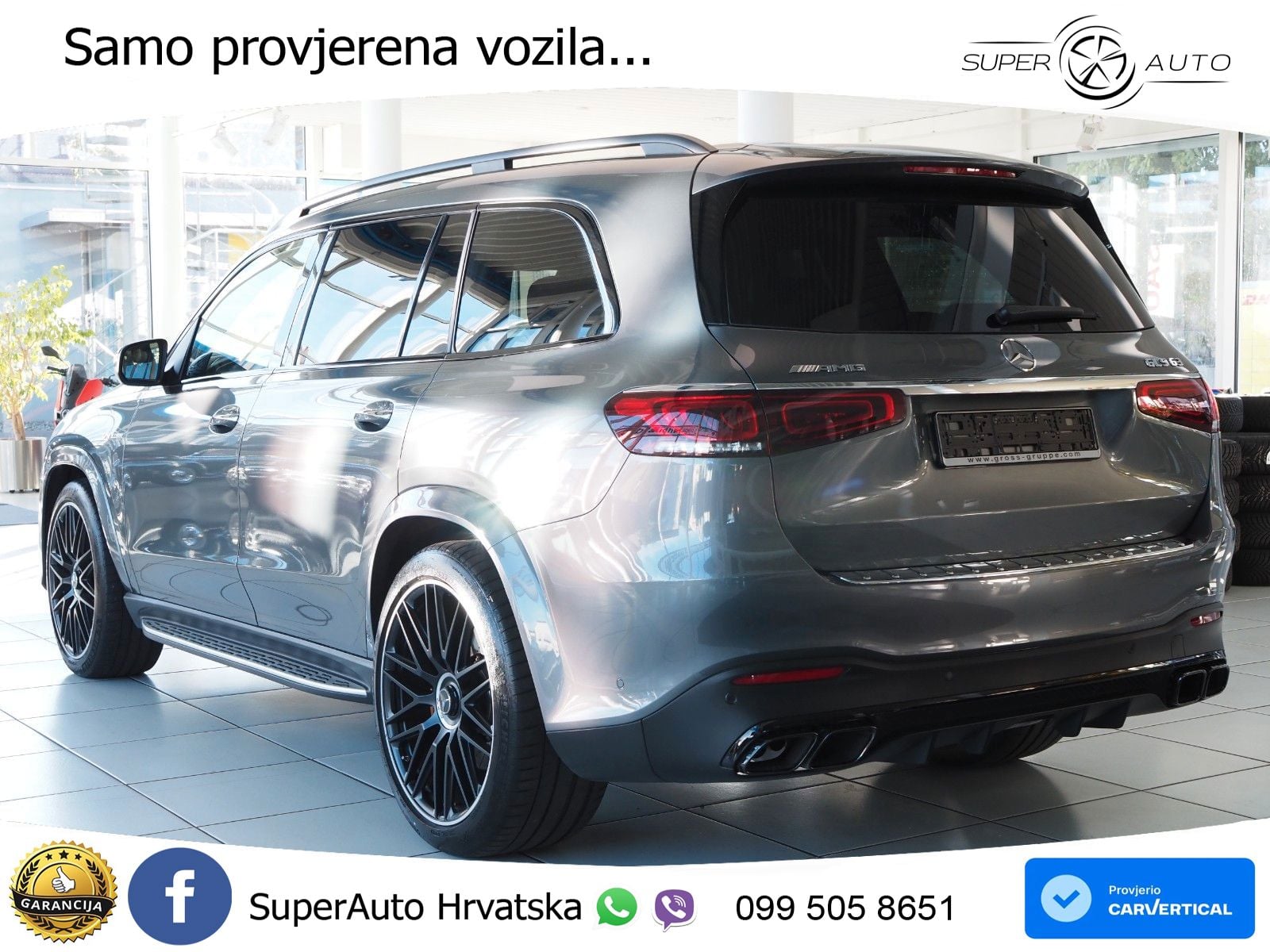 Mercedes-Benz GLS AMG GLS 63 V8 EQ Boost 4MATIC+ TCT ACC+HEAD+4xGR SJED+360+PANO