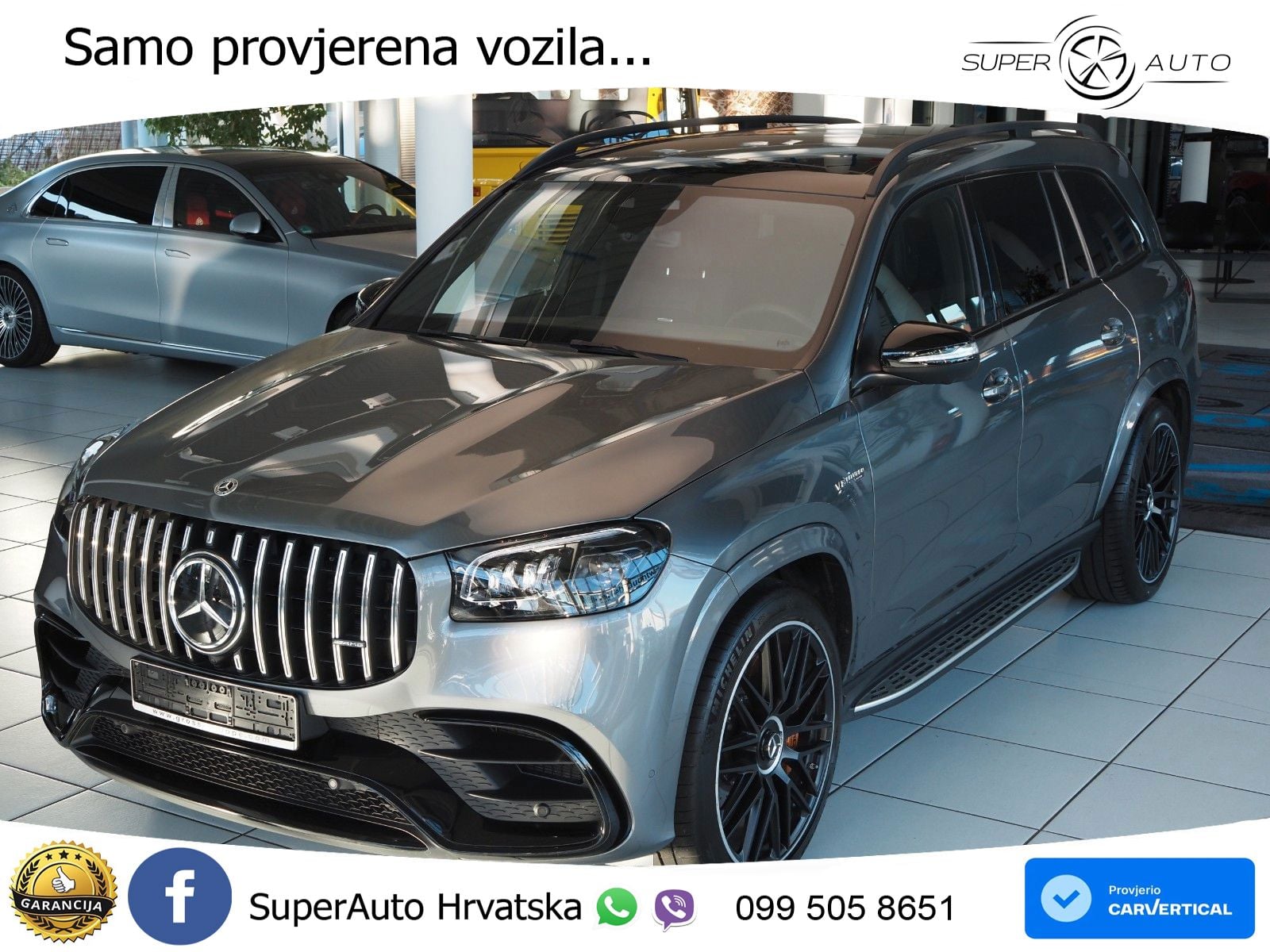 Mercedes-Benz GLS AMG GLS 63 V8 EQ Boost 4MATIC+ TCT ACC+HEAD+4xGR SJED+360+PANO