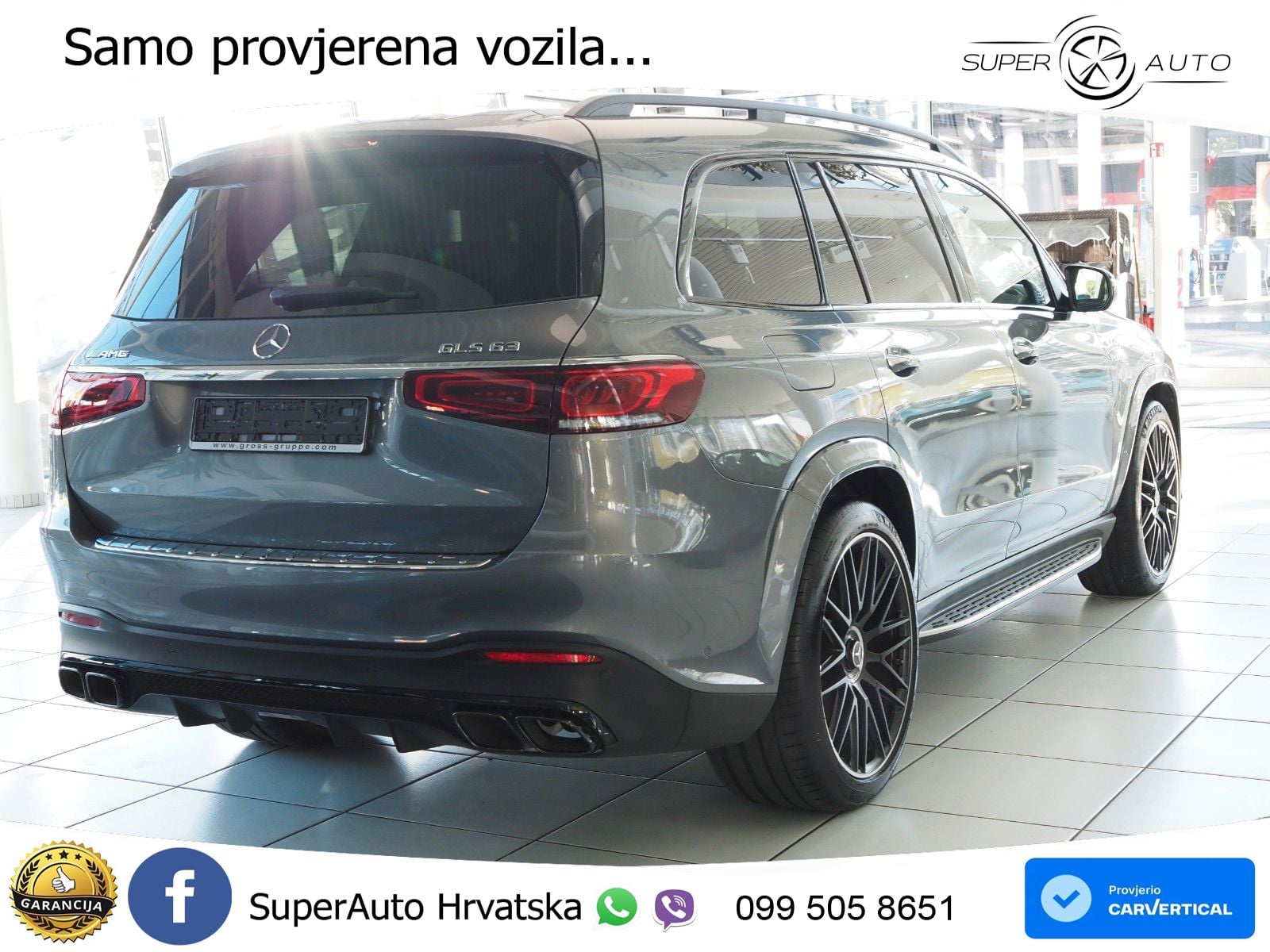 Mercedes-Benz GLS AMG GLS 63 V8 EQ Boost 4MATIC+ TCT ACC+HEAD+4xGR SJED+360+PANO