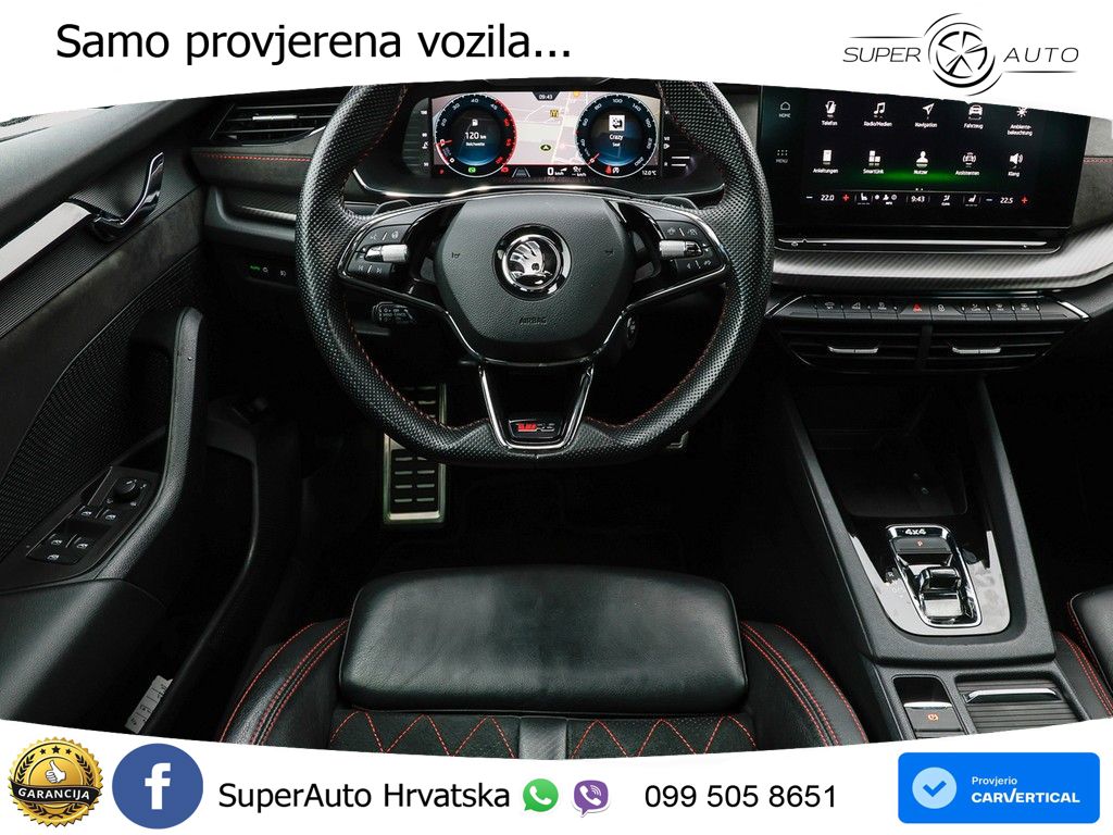 Škoda Octavia Combi RS 2.0 TDI (200 KS) 4x4 DSG MATRIX+GR SJED+KAM