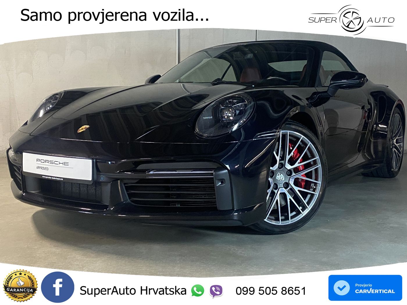 Porsche 911 Turbo Cabriolet 3.8 (580 KS) PDK