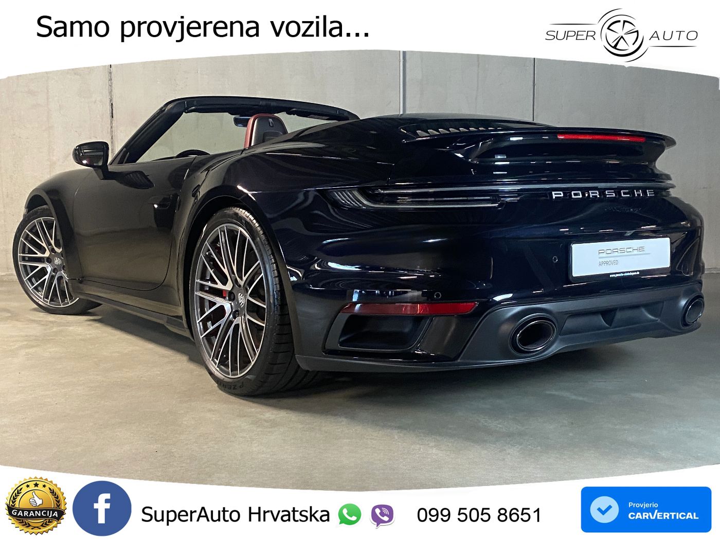 Porsche 911 Turbo Cabriolet 3.8 (580 KS) PDK