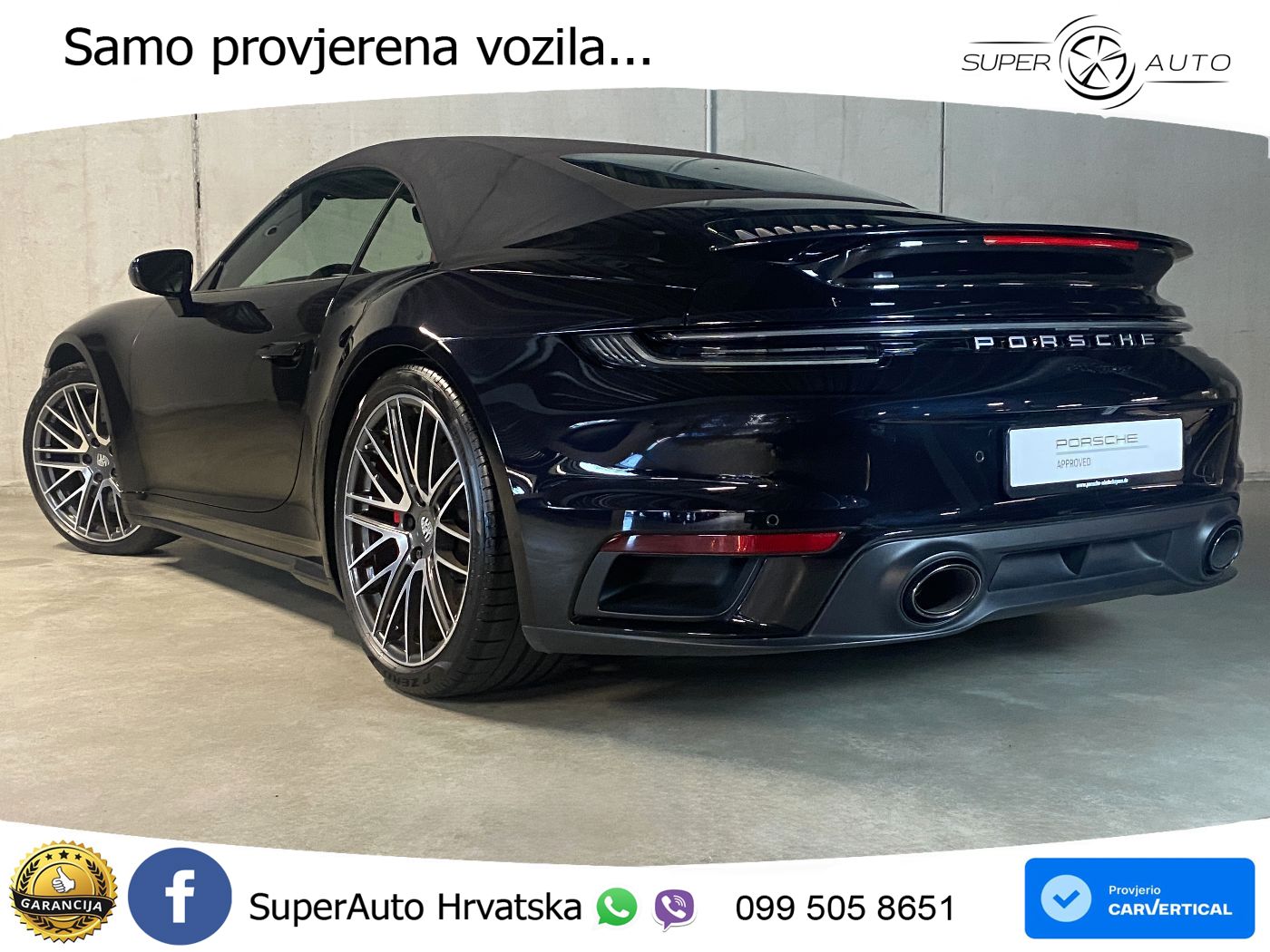 Porsche 911 Turbo Cabriolet 3.8 (580 KS) PDK