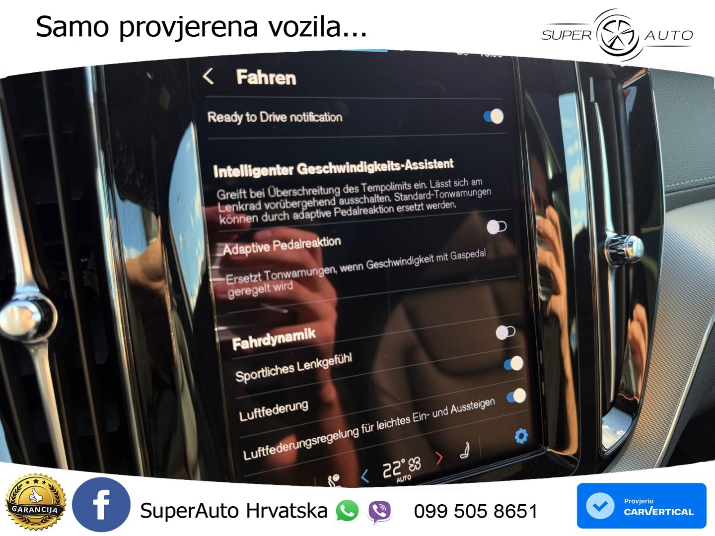 Volvo XC60 B5 Benzin AWD Geartronic ZRAČNI+ACC+GR SJED+KAM+PANO