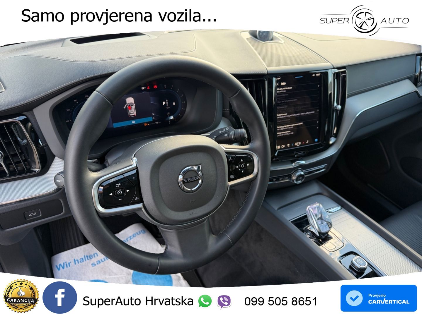 Volvo XC60 B5 Benzin AWD Geartronic ZRAČNI+ACC+GR SJED+KAM+PANO