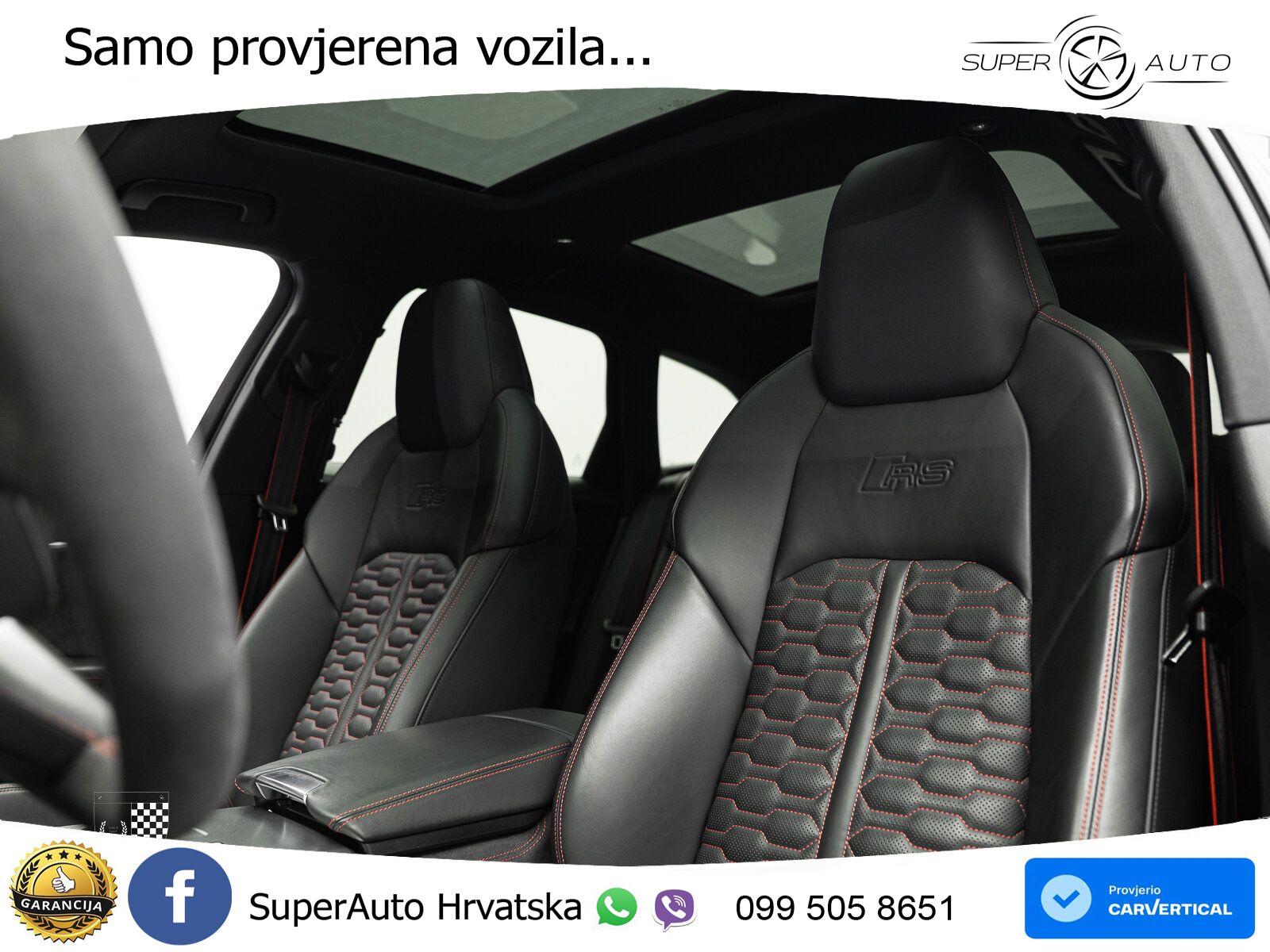 Audi RS6 Avant 4.0 TFSI V8 (600 KS) quattro Tiptronic ZRAČNI+ACC+GR SJED+KAM+PANO
