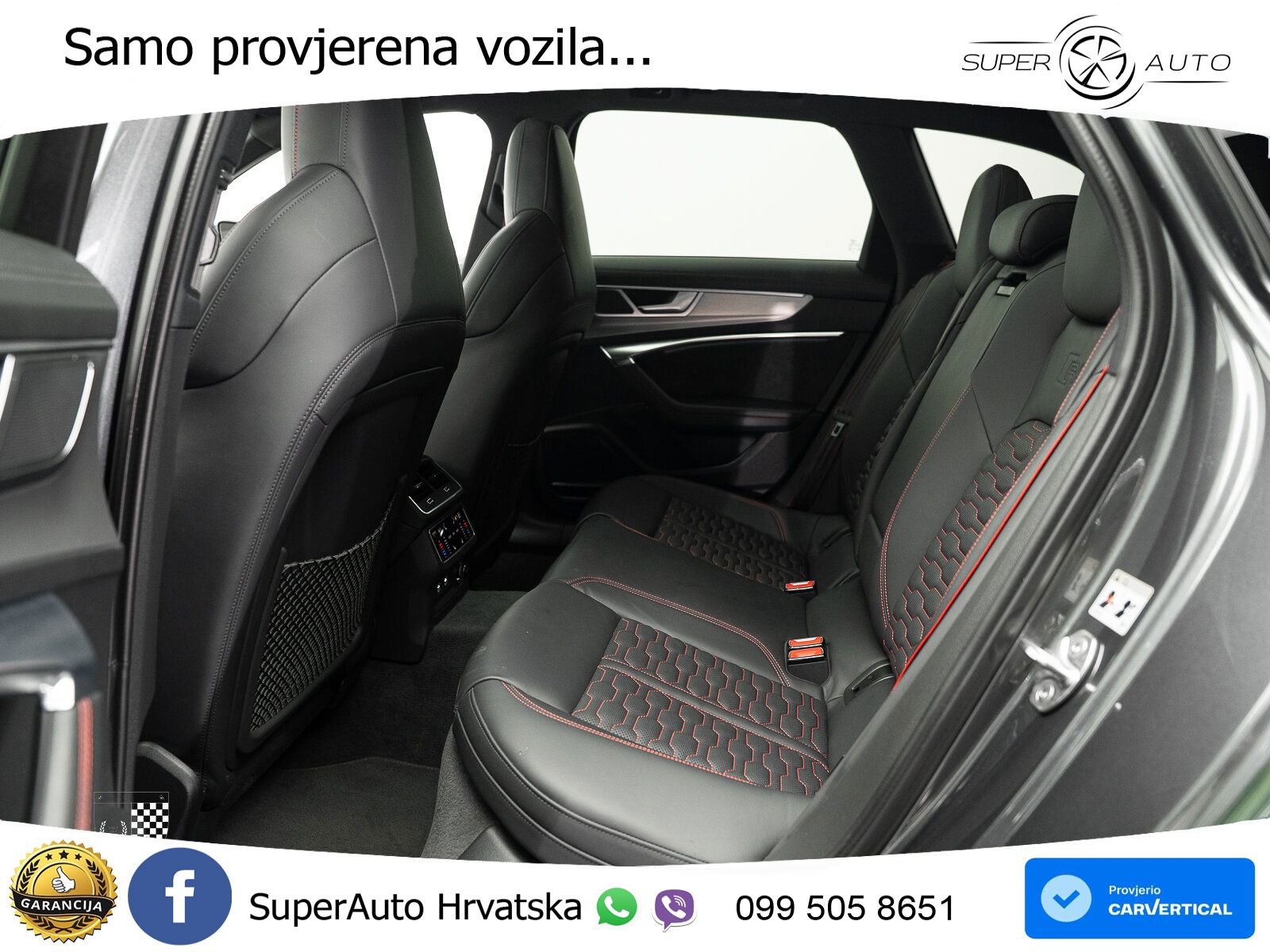 Audi RS6 Avant 4.0 TFSI V8 (600 KS) quattro Tiptronic ZRAČNI+ACC+GR SJED+KAM+PANO
