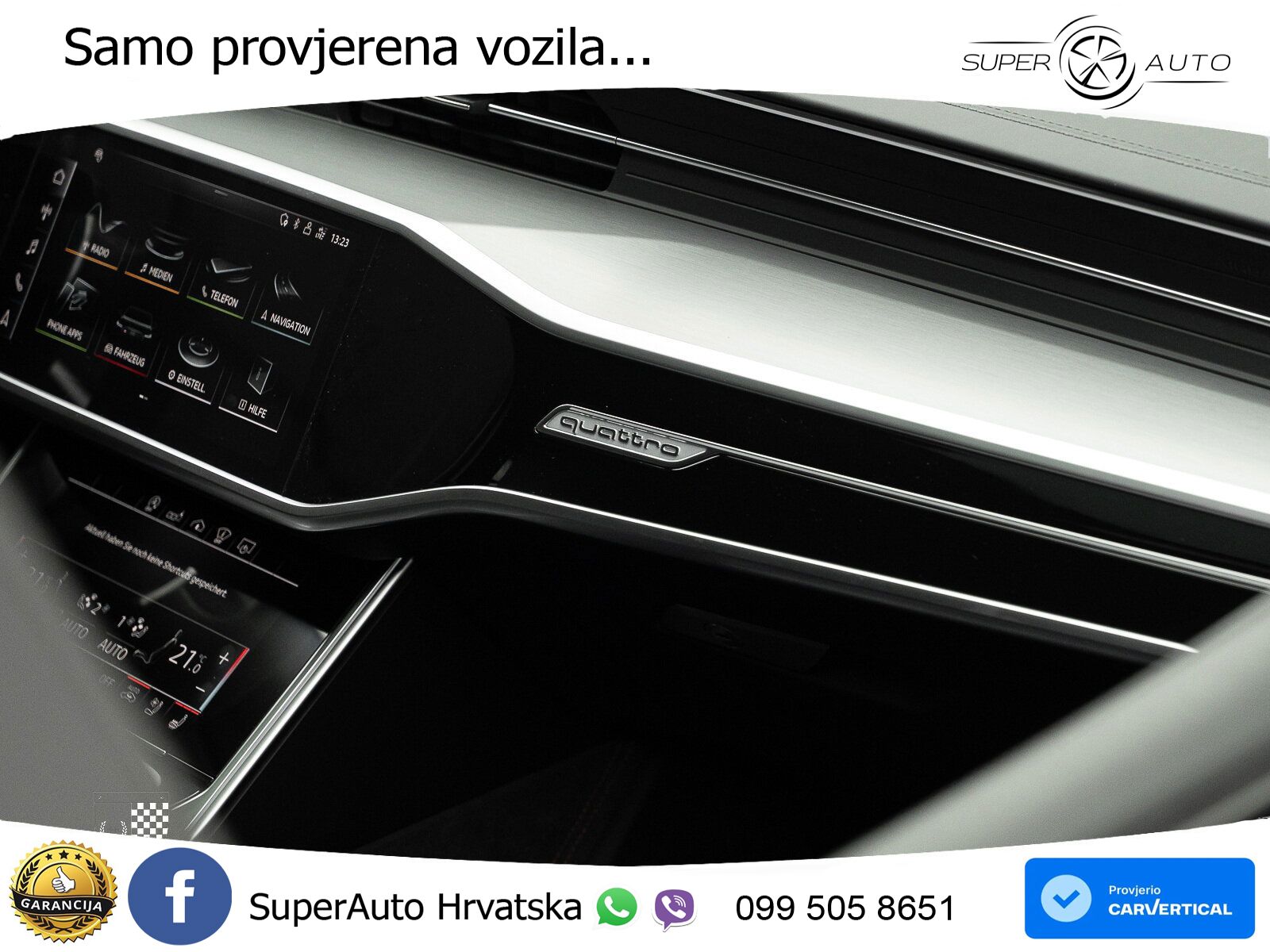 Audi RS6 Avant 4.0 TFSI V8 (600 KS) quattro Tiptronic ZRAČNI+ACC+GR SJED+KAM+PANO