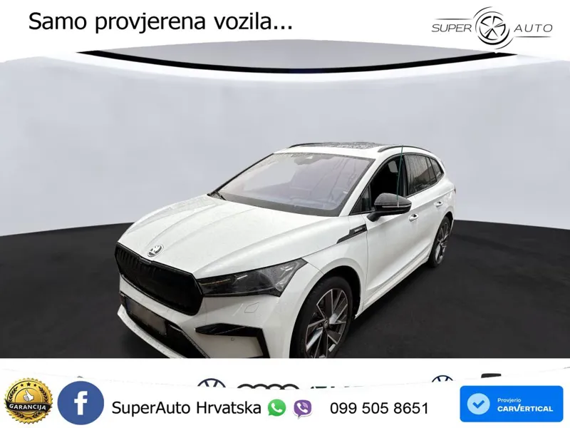 Škoda Enyaq iV 80x 82 kWh (265 KS) AWD SportLine LED+GR SJED+ACC