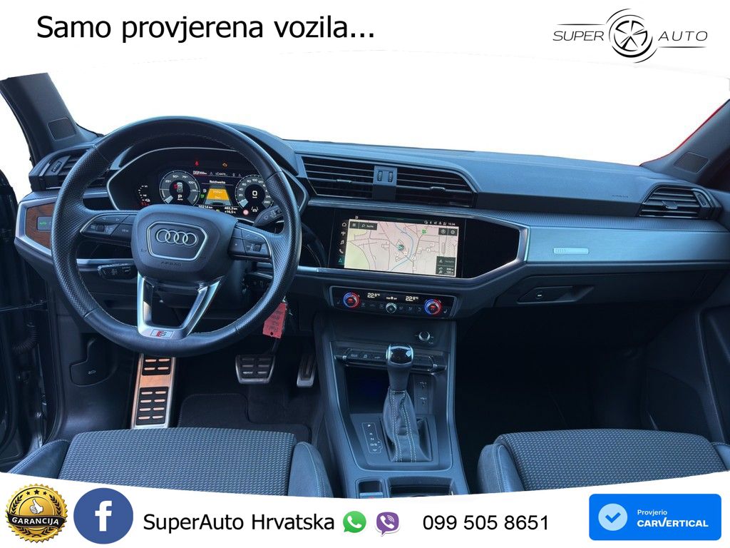 Audi Q3 45 TFSIe (245 KS) S tronic S line LED+GR SJED+ACC