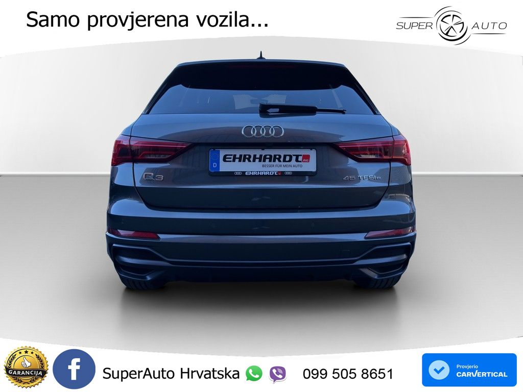 Audi Q3 45 TFSIe (245 KS) S tronic S line LED+GR SJED+ACC