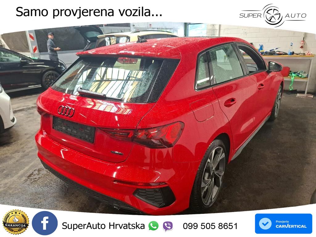 Audi A3 40 TDI (200 KS) quattro S tronic 2x S line LED+GR SJED+ACC