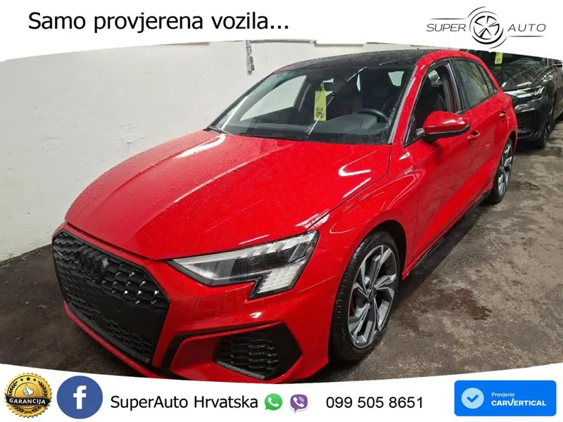 Audi A3 40 TDI (200 KS) quattro S tronic 2x S line LED+GR SJED+ACC