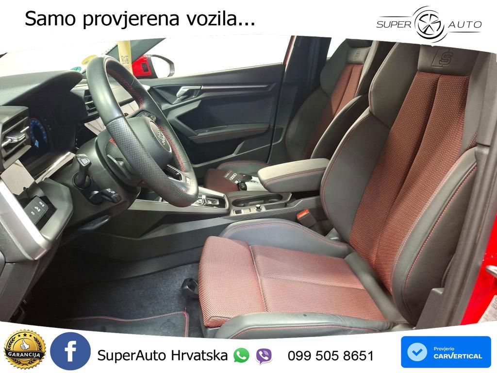 Audi A3 40 TDI (200 KS) quattro S tronic 2x S line LED+GR SJED+ACC