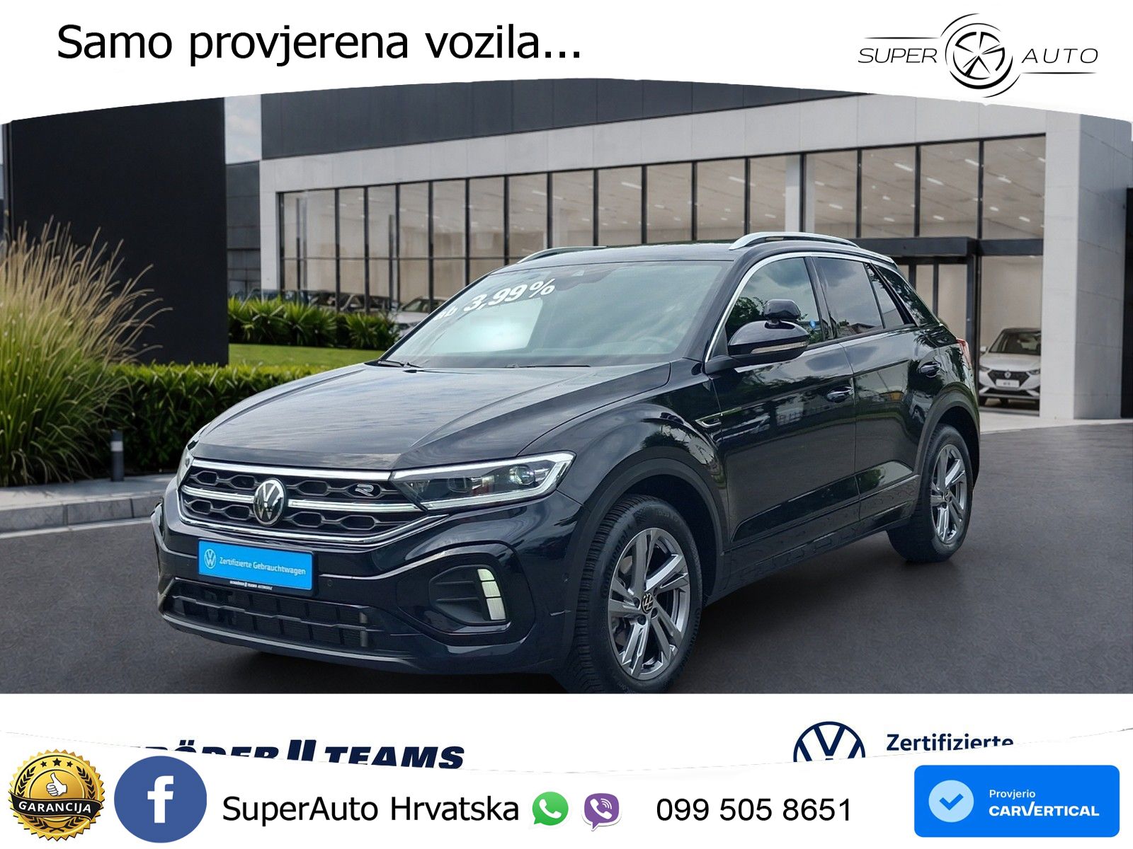 Volkswagen T-Roc 1.5 TSI (150 KS) DSG LED+GR SJED+ACC