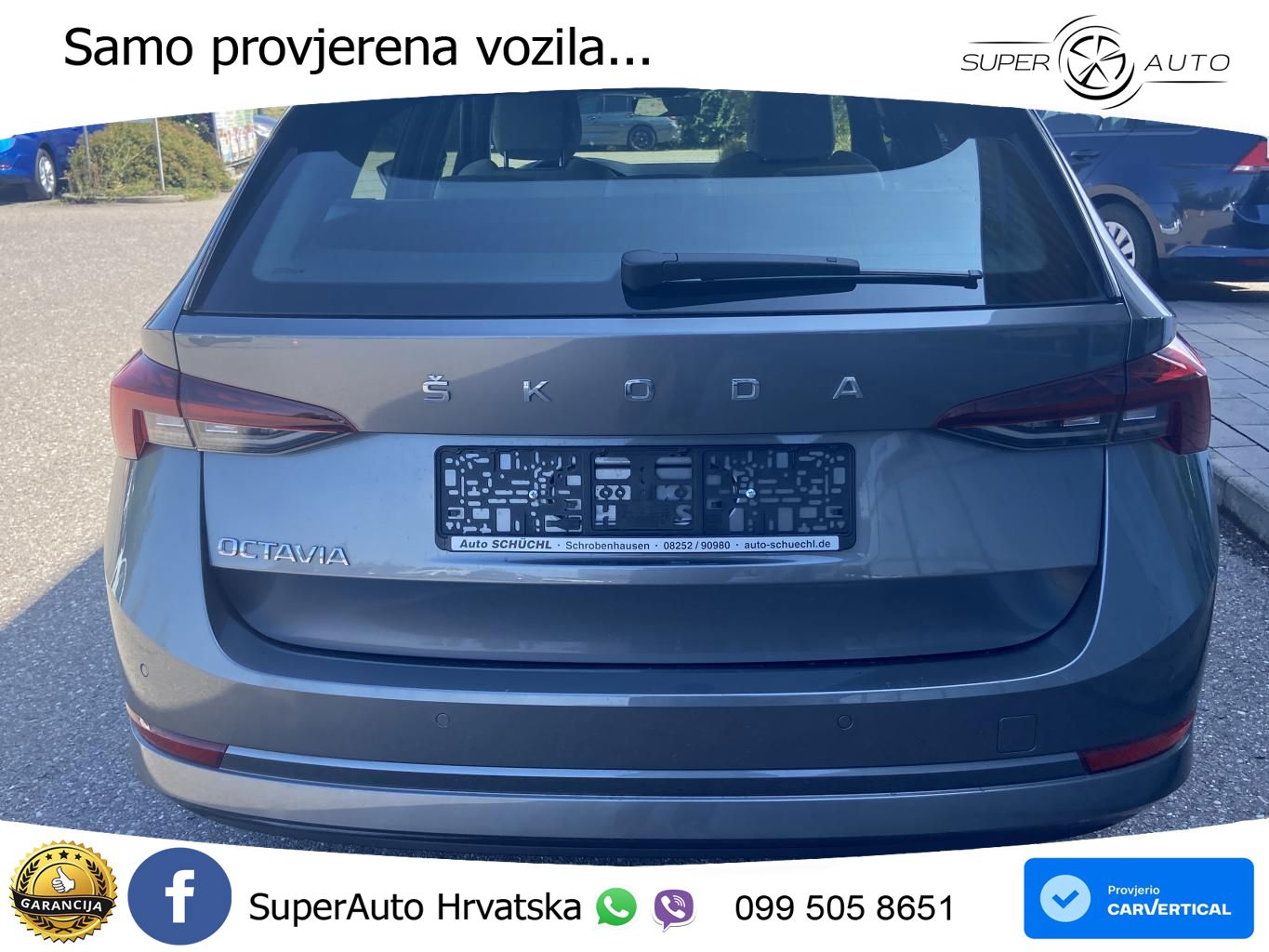 Škoda Octavia Combi 2.0 TDI (150 KS) DSG LED+GR SJED+ACC