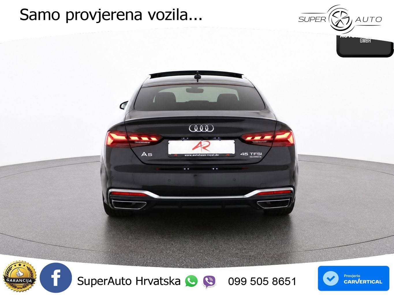 Audi A5 Sportback 45 TFSI (265 KS) quattro S tronic S line