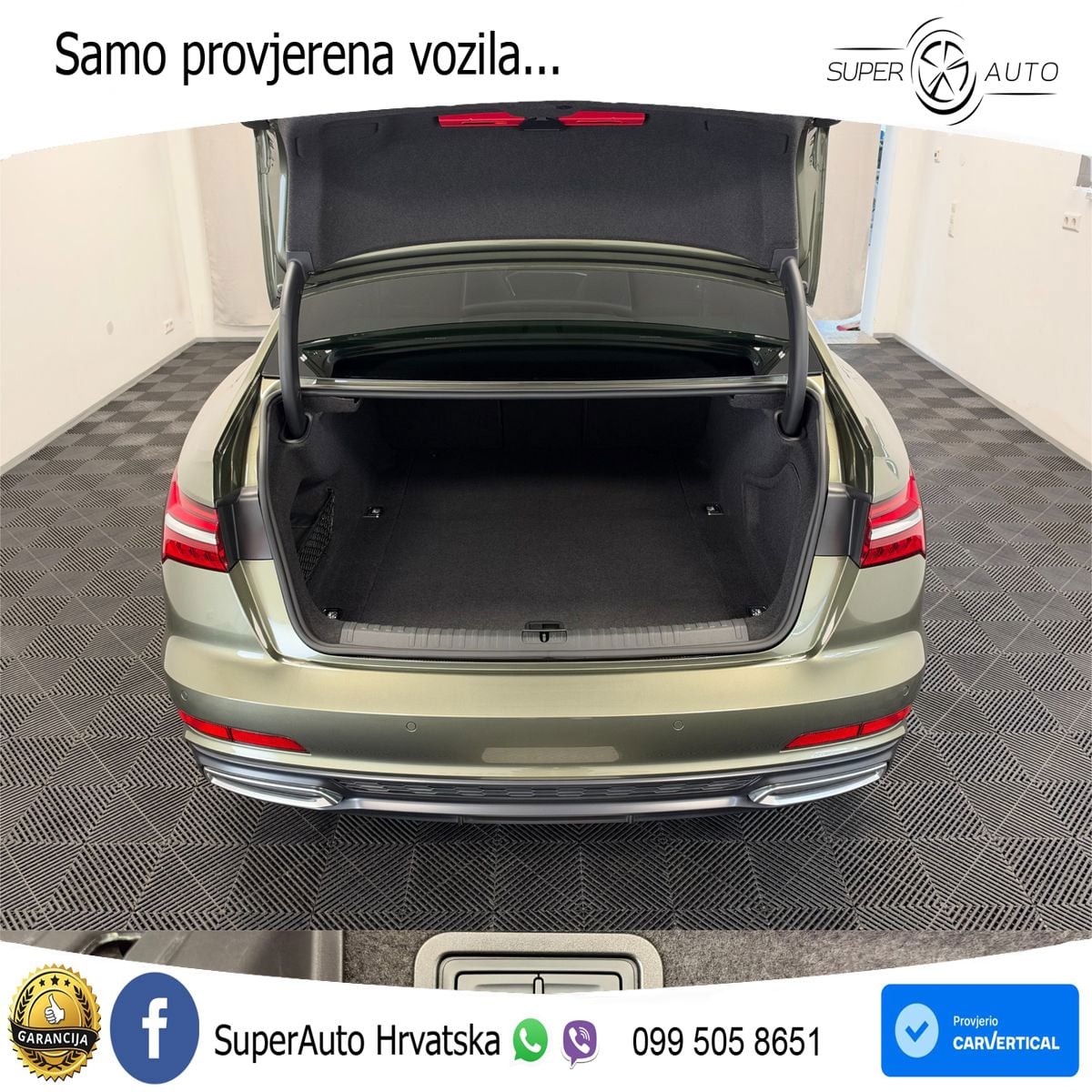 Audi A6 55 TFSI V6 (340 KS) quattro S tronic S line ZRAČNI+ACC+GR SJED+KAM+PANO