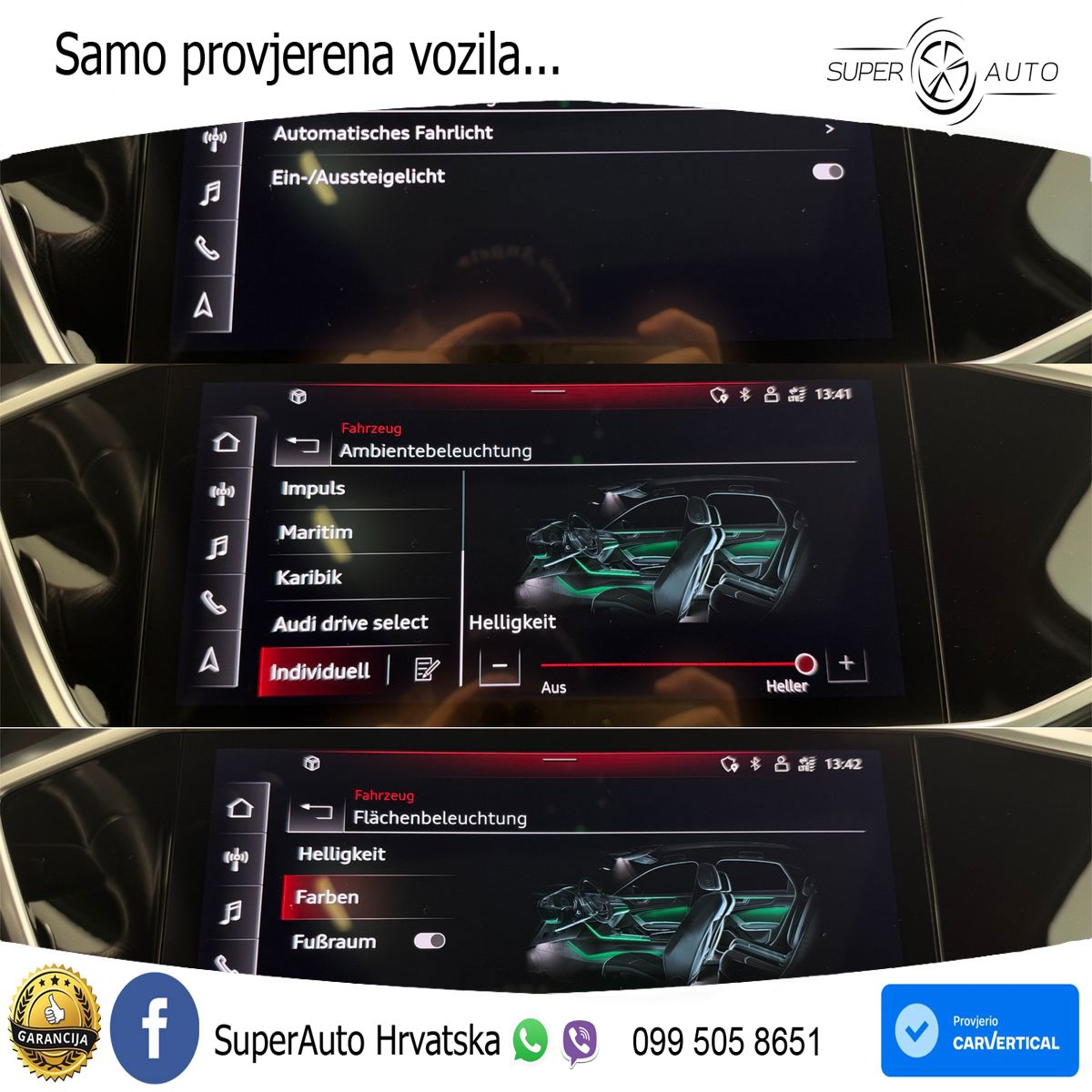 Audi A6 55 TFSI V6 (340 KS) quattro S tronic S line ZRAČNI+ACC+GR SJED+KAM+PANO