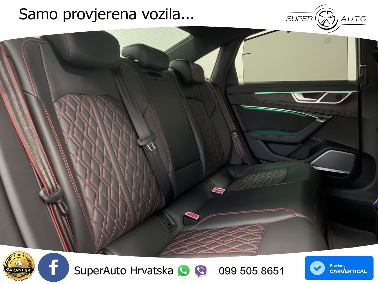 Audi A6 55 TFSI V6 (340 KS) quattro S tronic S line ZRAČNI+ACC+GR SJED+KAM+PANO
