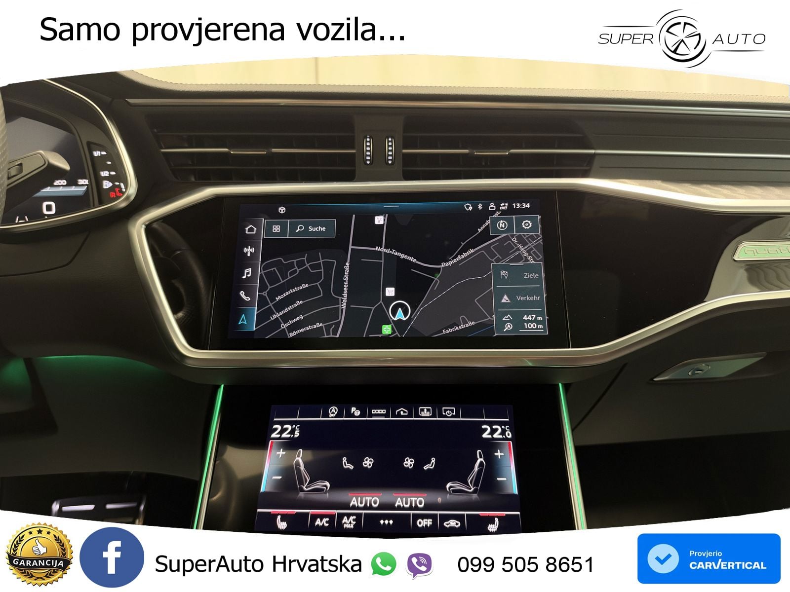 Audi A6 55 TFSI V6 (340 KS) quattro S tronic S line ZRAČNI+ACC+GR SJED+KAM+PANO