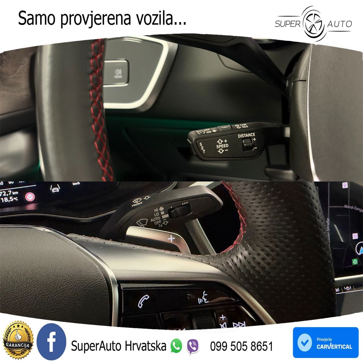 Audi A6 55 TFSI V6 (340 KS) quattro S tronic S line ZRAČNI+ACC+GR SJED+KAM+PANO