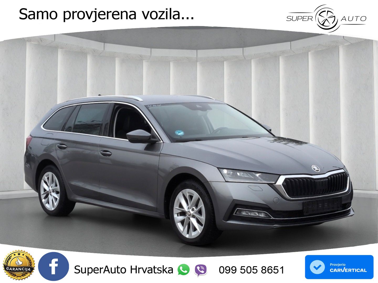 Škoda Octavia Combi 2.0 TDI (150 KS) DSG LED+GR SJED+ACC