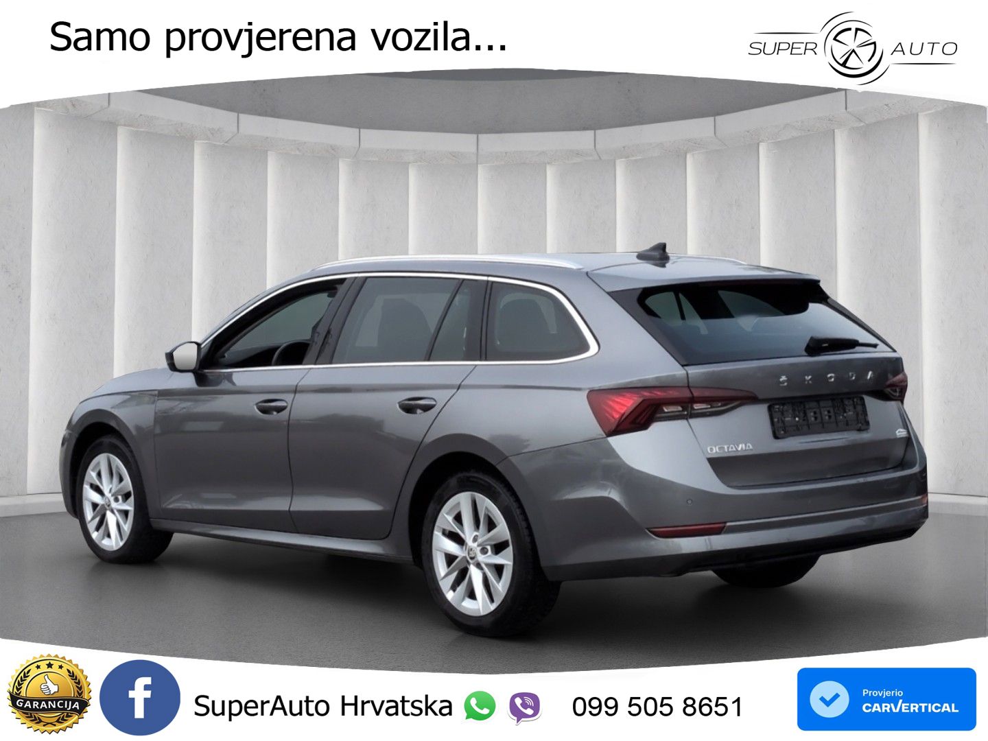 Škoda Octavia Combi 2.0 TDI (150 KS) DSG LED+GR SJED+ACC