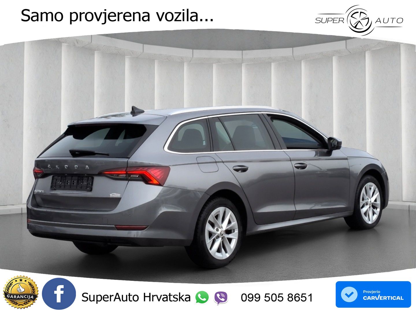 Škoda Octavia Combi 2.0 TDI (150 KS) DSG LED+GR SJED+ACC