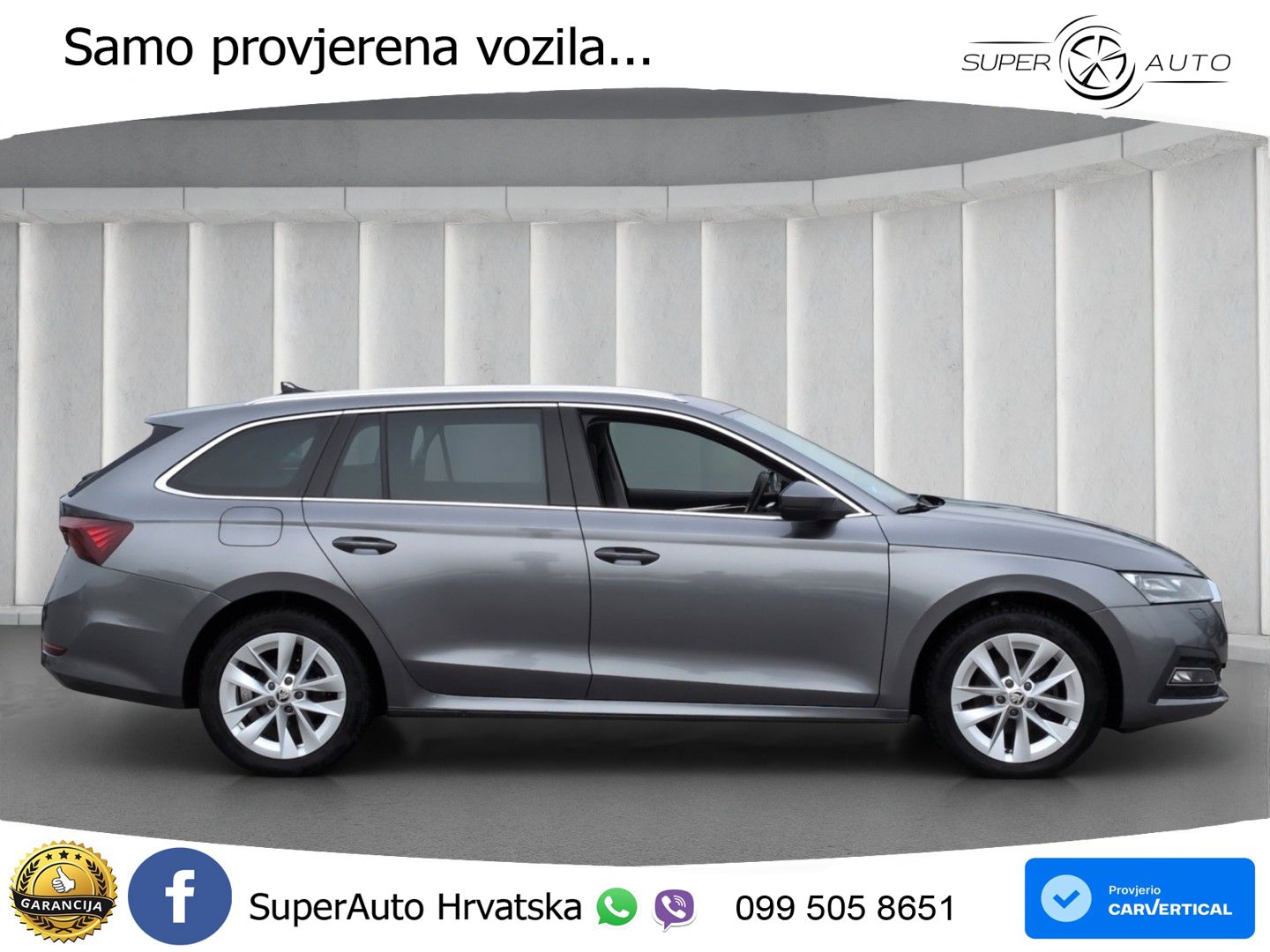 Škoda Octavia Combi 2.0 TDI (150 KS) DSG LED+GR SJED+ACC