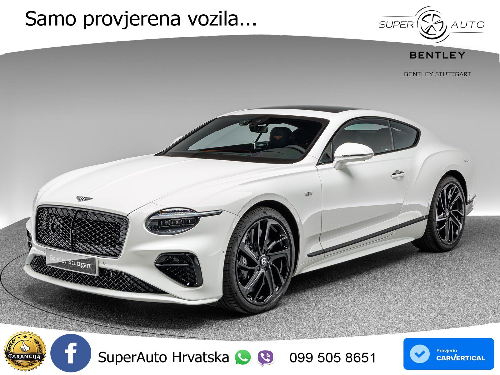 Bentley Continental GT IV 4.0 V8 TFSi (782 KS) AWD DCT LED+GR SJED+ACC