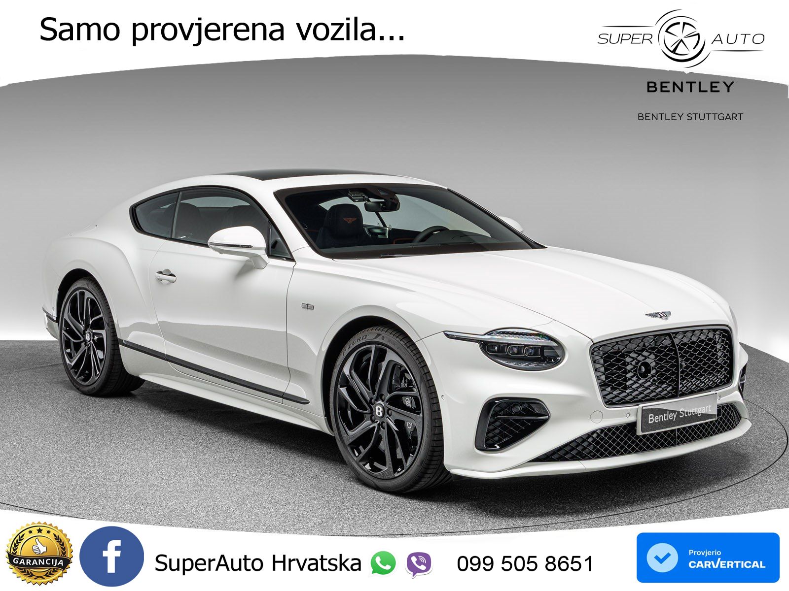Bentley Continental GT IV 4.0 V8 TFSi (782 KS) AWD DCT LED+GR SJED+ACC