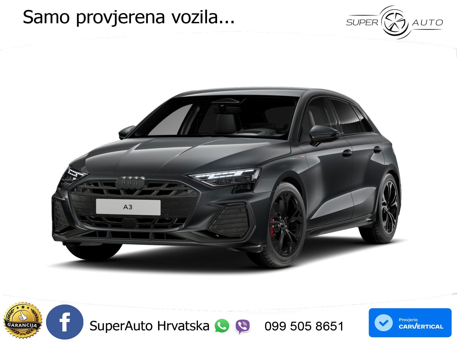 Audi A3 40 TFSI (204 KS) quattro S tronic S line MATRIX+GR SJED+KAM