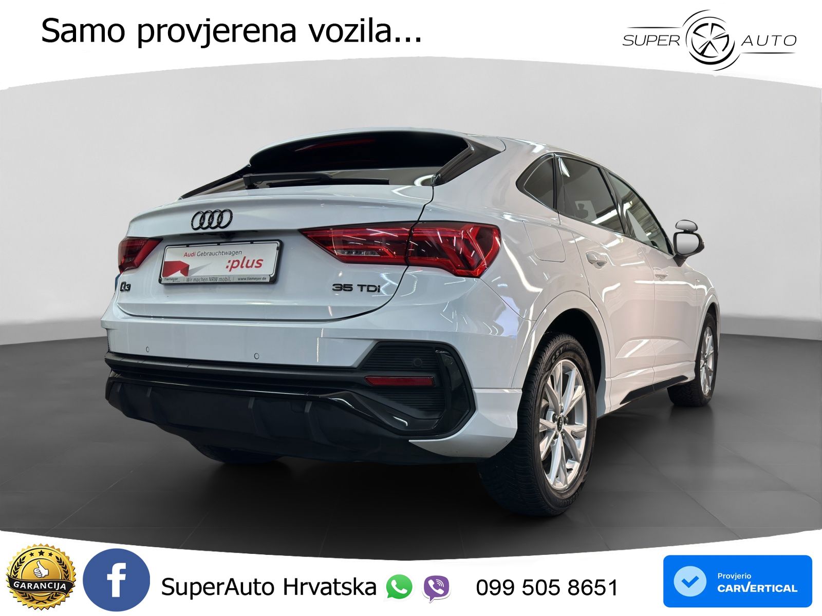 Audi Q3 Sportback 35 TDI (150 KS) S tronic S line