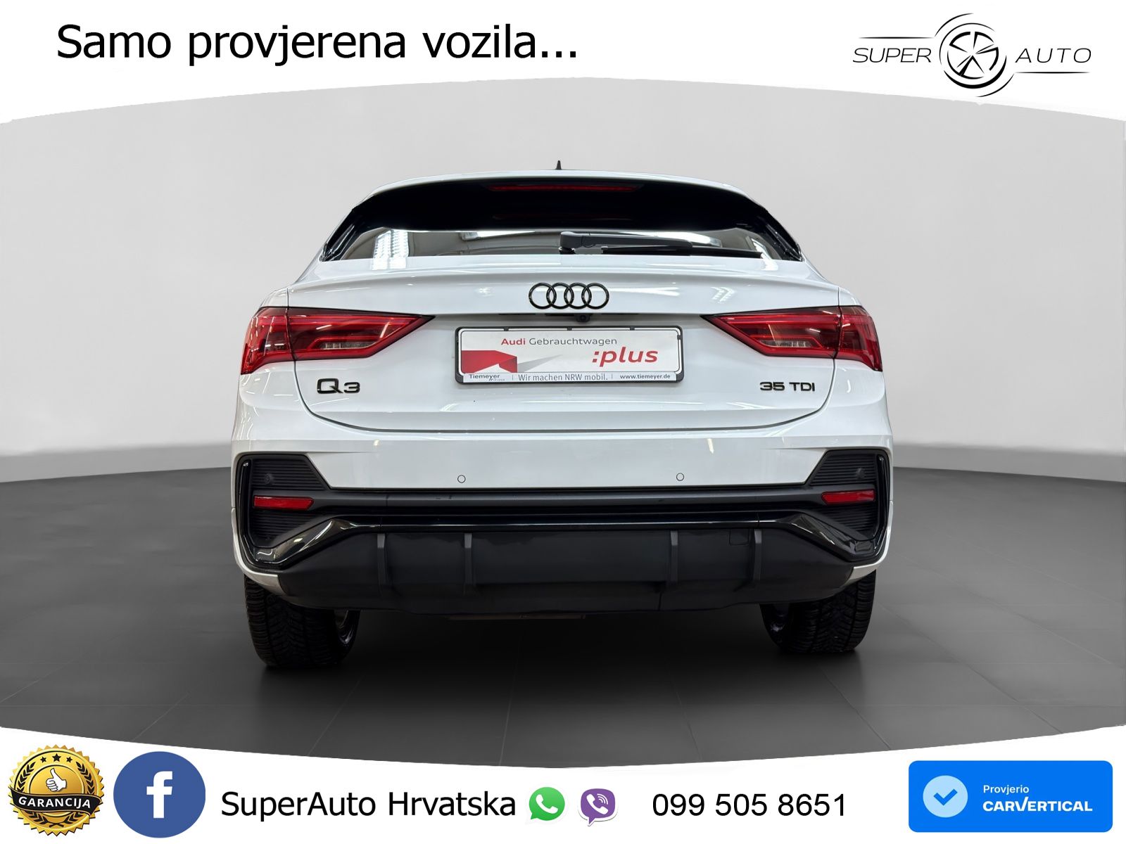 Audi Q3 Sportback 35 TDI (150 KS) S tronic S line